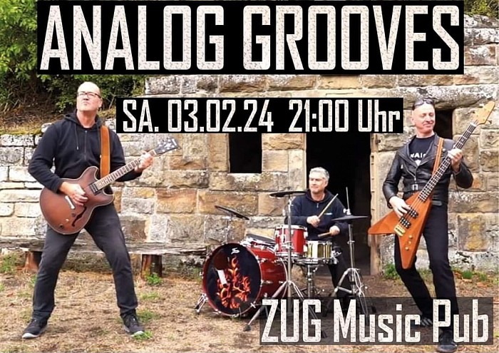 Analog Grooves Live on Stage ZUG 03.02.24 21:00 Uhr